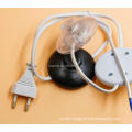 SW-01140 UK fused 3 pin plug cable set with cord switch and lampholder for british